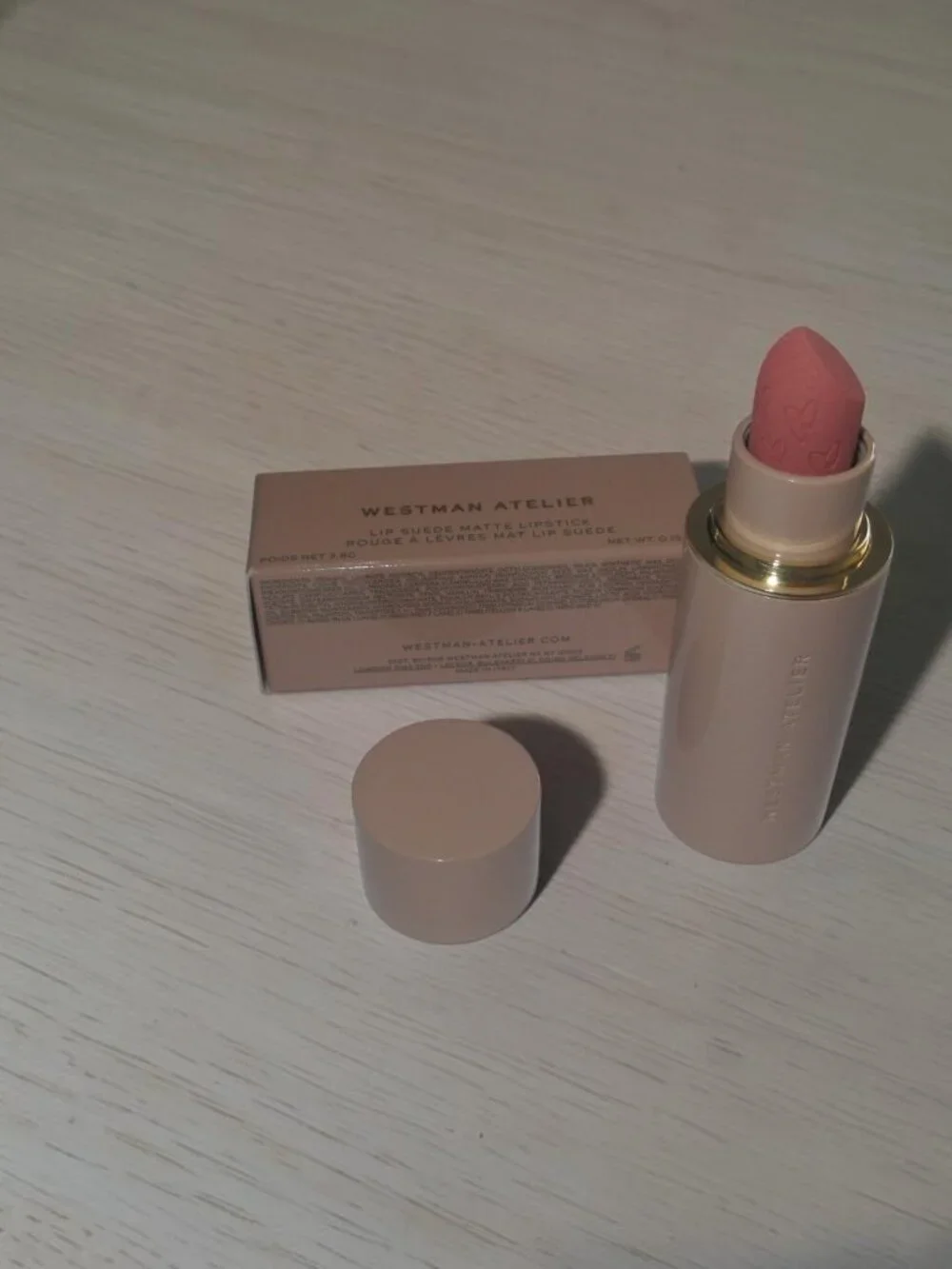 Westman Atelier Lip Suede Hydrating Matte Lipstick - PETAL - NWT